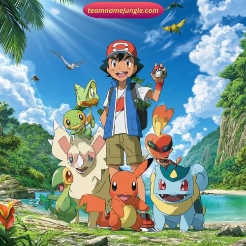 Cute Ash Alola Team Names