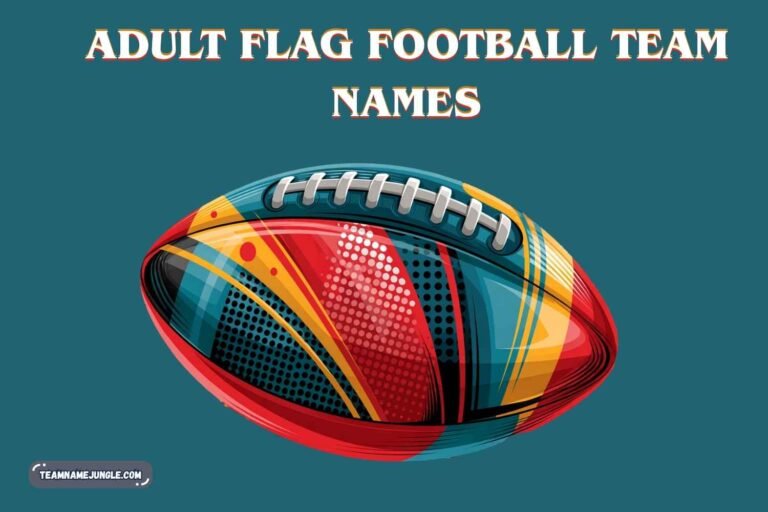 adult flag football team names