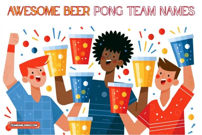 awesome beer pong team names